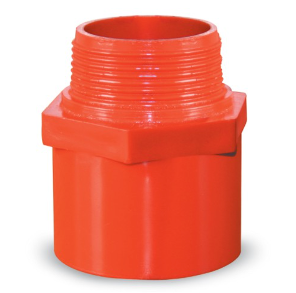 Emerald Electrical Conduit Male Adapter – Threaded PVC Connector ...